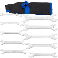 Набор рожковых ключей Forsage 10пр, 8x10,9x11,12x13,14x15,16x17,18x19,21x23,22x24,27x30,32x36мм, на полотнеF-5103P(51192)