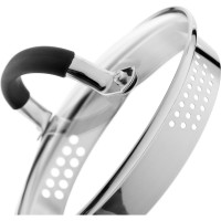 Ковш VENSAL Magique с крышкой из нержавеющей стали 1.3 л 16 см VS1521