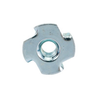 Крыльчатая мебельная забивная гайка DINFIX DIN 1624, оцинкованная, М6, 10 шт. 00-00002842