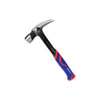 Молоток-гвоздодер WORKPRO 450г цельнометаллический WP241013