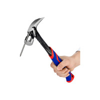 Молоток-гвоздодер WORKPRO 450г цельнометаллический WP241013