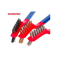 Набор корщеток WORKPRO нержавеющая сталь, медь, нейлон, 3 шт. WP253005