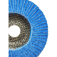 Диск лепестковый по нержавеющей стали Flap 125x22 мм, Р40 Karbosan KAR-982330