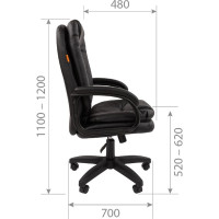 Компьютерное кресло CHAIRMAN 668LT new экокожа, черный 00-07114863