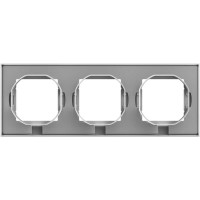 3-постовая рамка Systeme Electric AtlasDesign Aqua  IP44, БЕЛЫЙ ATN440103