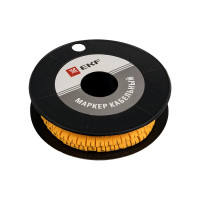 Кабельный маркер EKF PROxima 6,0 мм2, L, 350 штук, ЕС-3 plc-KM-6-L