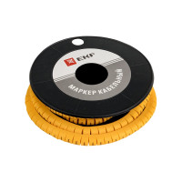 Кабельный маркер EKF PROxima 6,0 мм2, L, 350 штук, ЕС-3 plc-KM-6-L