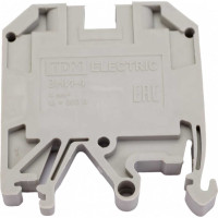 Наборный зажим TDM ELECTRIC ЗНИ-4 кв. мм (JXB35А), серый SQ0803-0001