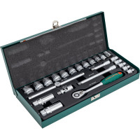 Набор торцевых головок Jonnesway S04H3125S 3/8" 6-22 мм, 25 пр. 047202