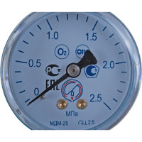 МАНОМЕТР Brima МДМ-25 М121.5 ф 50 25 атм 9147