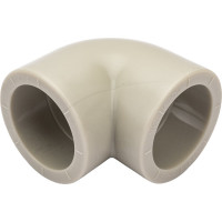 Отвод ПОЛИТЭК 40/90 PPRC серый 9000000340С