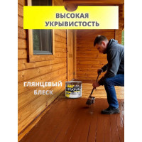 Краска для пола Радугамалер STATUS ПФ-266 желто-коричневая 2,6 кг 4630018083250