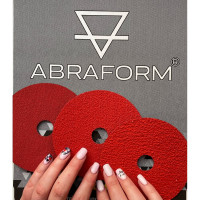 Круг фибровый 125х22 мм, P24, керамика ABRAFORM AF-FBR-CRM-125-P24