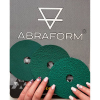 Круг фибровый 125х22 мм, P40, цирконат ABRAFORM AF-FBR-ZR-125-P40