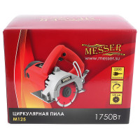 MESSER циркулярная пила по камню м125-pro 125мм, 1,75 квт, 12500 об/мин 10-45-006