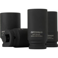 Набор ударных головок глубоких 9 шт, 22-38 мм, 3/4"DR Optimus OPT-60209