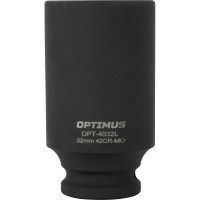 Набор ударных головок глубоких 15 шт, 10-32 мм, 1/2"DR Optimus OPT-40215