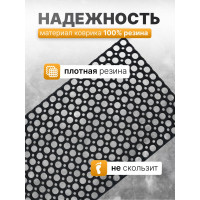 Грязезащитный коврик Blabar ячейка, 400x600x12 мм, Svart mjuk чёрный 92201