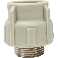 Комбинированная муфта ПОЛИТЭК 32x1 с нар. р. PPRC, серый 9000003201С