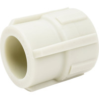 Комбинированная муфта ПОЛИТЭК 25x3/4 с внутр. р. PPRC, серый 9100002534С