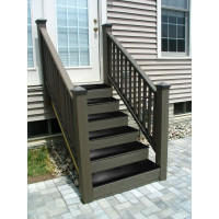 Накладка на ступеньку Бацькина баня игольчатый рисунок, резиновая 100%, 250x750x25x3 мм 92251