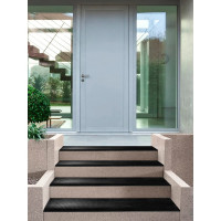 Накладка на ступеньку Бацькина баня игольчатый рисунок, резиновая 100%, 250x750x25x3 мм 92251