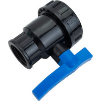 Шаровой компрессионный кран ПОЛИТЭК ВР/ВР 1x1 ТПК-АКВА, 551220101