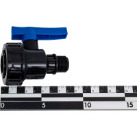 Шаровой компрессионный кран ПОЛИТЭК ВР/НР 1/2x1/2 ТПК-АКВА, 552221212