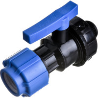 Шаровой компрессионный кран ПОЛИТЭК НР разъемный d 25x3/4 ТПК-АКВА, 553222534