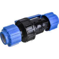 Шаровой компрессионный кран ПОЛИТЭК разъемный d 20 ТПК-АКВА, 555220020