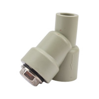 Сетчатый фильтр ПОЛИТЭК внутр./наруж. 25x3/4 PPRC (СЕРЫЕ) 9100312534с