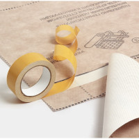 Двусторонняя клейкая лента для пароизоляции Megaflex double tape 38 мм, 25 м MEGDO.38.25