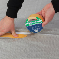 Двусторонняя клейкая лента для пароизоляции Megaflex double tape 38 мм, 25 м MEGDO.38.25