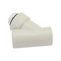 Сетчатый фильтр ПОЛИТЭК внутр./внутр. 25x3/4 PPRC (СЕРЫЕ) 9100302534с