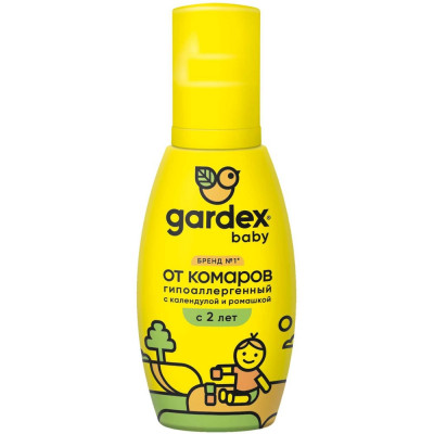 Спрей от комаров для детей с 2-х лет GARDEX Baby 100 мл 0149