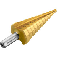 Сверло ступенчатое 4-25 мм, 11 ступеней vertextools 4-25