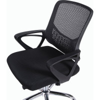 Компьютерное офисное кресло BRABIX Next MG-318, с подлокотниками, хром 531834