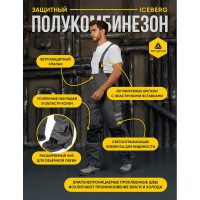 Утепленный полукомбинезон Delta Plus Iceberg серый, р.XL ICEBEGRXG