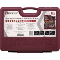 Универсальный набор инструмента THORVIK 1/4",1/2"DR UTS0142 142 предмета 52063 052063