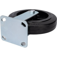 Колесо большегрузное обрезиненное неповоротное Longway FCD80