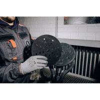 Бесшовные перчатки защитные с рельефным латексным покрытием, Jeta Safety размер XL/10, JL061-XL