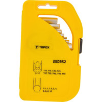 Ключи шестигранные и Torx, 18 шт TOPEX 35D952