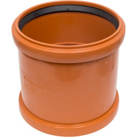 Двойная муфта для наружной канализации PRO AQUA TERRA PP 160 PPH10160