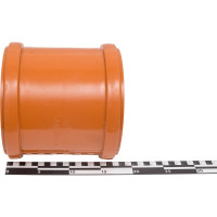 Двойная муфта для наружной канализации PRO AQUA TERRA PP 160 PPH10160