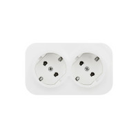 Розеточный блок Legrand 2 x 2К+З без шторок 16 A 250 В~ Quteo IP 20 Белый 782213