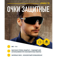 Открытые защитные очки Delta Plus LIPARI2 с затемненной линзой T5 LIPA2T5