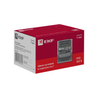 Нулевая шина в корпусе EKF 4x7 PROxima sn0-4x7