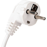 Шнур DORI ПВС 3х0,75 с вилкой 5,0 м белый 41665