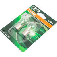 Автолампа P21W BA15s ULTRA LIFE 12В 2 штуки 1.10.50 7506ULT-02B 7506ULT-2BL Osram 775779