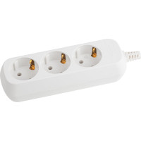 Колодка ЭРА KX-3e 3 розетки, с зазeмлением Б0028338